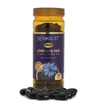 Senkavit Bitkisel Çörekotu Yağı Softjel 1000 Mg 100 Kapsül