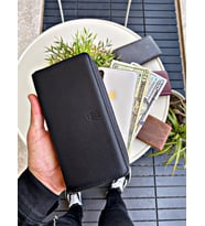 TOKYO FLOTER BLACK HAKİKİ DERİ TELEFON CÜZDANI