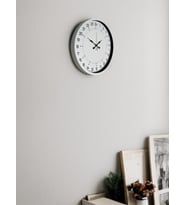36 Cm Beyaz 24 Saat Göstergeli Özel Tasarım Duvar Saati (Standart)