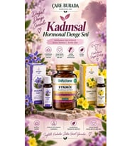 Kadınlara Özel Hormanal Denge Seti (Bynmix Kapsül, Çuha Çiçeği Yağı, Hodan Yağı)