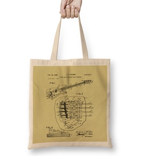 Fender Guitar Patent Bez Çanta Uzun Saplı