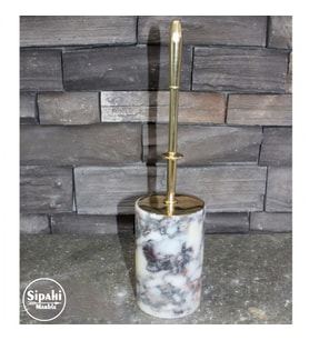 Sipahi Marble Menekşe Mermer Klozet Fırçalık