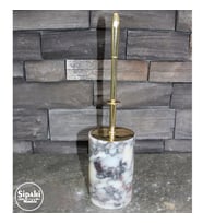 Sipahi Marble Menekşe Mermer Klozet Fırçalık