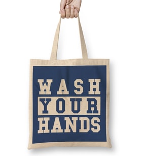 Wash Your Hands Bez Çanta Uzun Saplı
