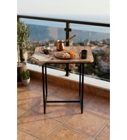 Mutfak Masası Modern 2 Kişilik Yemek Masası Şık Dayanıklı Balkon Cafe Bahçe Masa Minör 9816 Atlantik