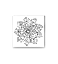 DBSanatevi Mandala Çiçek Tablo 50 x 50 cm