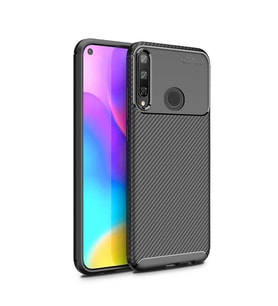 Lexroo Huawei P40 Lite E Kılıf Negro Silikon Kılıf - Siyah