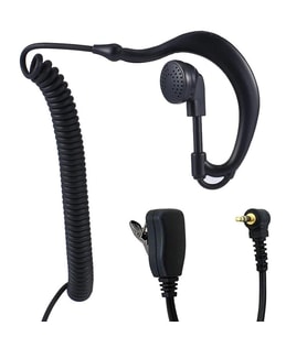 Ayt Aselsan JD-EHM50 Uyumlu Arkalıklı Ear Hook Kulaklık Mikrofonlu Telsiz Kulaklığı
