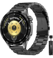 Huawei ile Uyumlu [Kısaltma Aparatlı] 22mm Çelik Kordon GT6/GT6 Pro/GT5/GT5 Pro/GT4/GT3/GT3 Pro/GT2/GT2 Pro 46mm için Baklalı Model GT6 Pro Kordonu Paslanmaz Metal GT6 Kordon