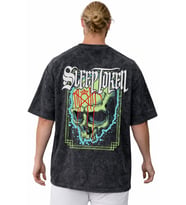 Sleep Token Rock Metal Müzik Grubu Sırt Baskılı Unisex Oversize Yıkamalı Tişört
