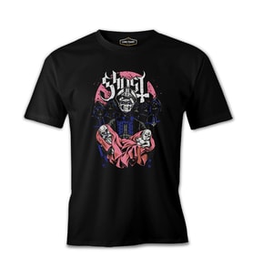 Ghost - Hello Papa Siyah Erkek Tshirt