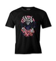 Ghost - Hello Papa Siyah Erkek Tshirt