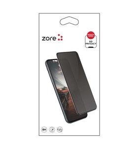 Samsung Galaxy M32 Uyumlu Zore New 5D Privacy Temperli Ekran Koruyucu (Siyah)