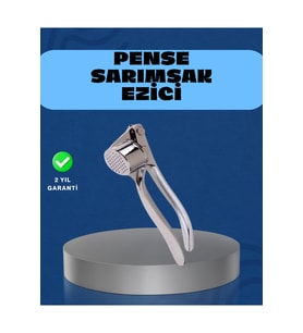 Mutfak Sarımsak Ezici Kaymaz Saplı Güçlü Mekanizma