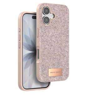 Onegif Apple iPhone 17 Bright Simli Kapak - Pembe