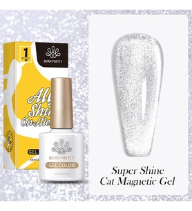 BORN PRETTY 10ml Super Shine Sliver Kedi Gözü Manyetik Jel (56340)