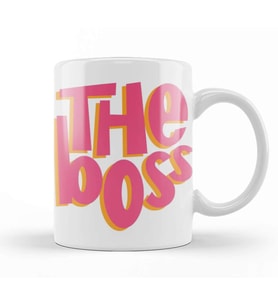 The Boss Kupa Bardak Porselen