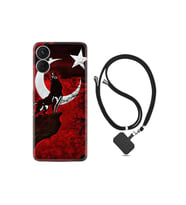 Spark 9t Kılıf Ipli Boyun Askılı Desenli Silikon Wolf And Moon 2 1381