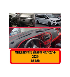 Mercedes -benz Vito W447 2014-2021 Ön Gögüs Panel Torpido Koruma Koruyucu Kilifi Halisi Örtüsü