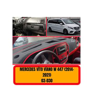 Mercedes -benz Vito W447 2014-2021 Ön Gögüs Panel Torpido Koruma Koruyucu Kilifi Halisi Örtüsü