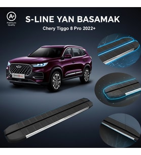 Chery Tiggo 8 Pro S-Line Premium Krom Yan Basamak 2022 Sonrası