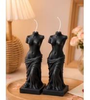 2'li Başsız Venüs Heykeli Art Mum Dekoratif Heykel Mum