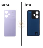 Xiaomi Redmi Note 13 Pro Plus 5G - Lenssiz Aurora Moru Arka Pil Kapağı Batarya Kapağı Back Cover