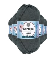 5 Adet Lotus Bikini Büstiyer Bluz Örgü İpi K944 Füme