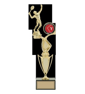 ODAK KUPA - Figürlü Kupalar - Tenis Erkek Figürlü Kupalar FG-043 C - 41 cm