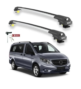 Turtle Mercedes-Benz Vito (W447) 2015-2025 Ara Atkı Air1 Gri
