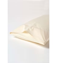 %100 Pamuk Yastık Kılıfı 2'li Set – 50x70 cm  Yumuşak Dokulu, Nefes Alabilen, Cilt Dostu, Antialerjik, Premium Kalite Pamuklu Yastık Kılıfı  Konforlu Uyku ve Doğal Kumaş (Krem)
