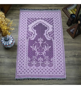 Seccade Süper Simli Broker Mor 68x110 cm - 170 gr