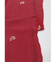 NAKIŞLI LÜX KUPRA KUMAŞ (Bordo)