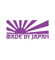 Made in Japan Barkod Sticker17x17 Cm Mor