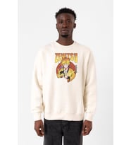 Demon Slayer Anime Zenitsu Poster Ekru Erkek 2ip Sweatshirt