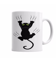 Gato Preto Cat Kedi Kupa Bardak Porselen