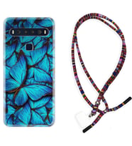 TCL 10L 10 Plus 10SE 20E 20SE 30 L7 Kılıf Boyun Asklı Rasta Silikon Owl 1351