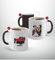 BK Gift Kişiye Özel Babalar Günü Hediyesi Fotoğraflı Sihirli Kupa Bardak-73 (Beyaz)