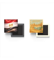 Buzdolap Magnetleri - Mısır Bayrağı ve Paper Cut Tema - 2'li Set Magneti