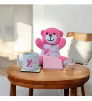 Kişiye Özel Sevimli Peluş Ayıcıklı Hediye Kutusu (Özelleştirilebilir)