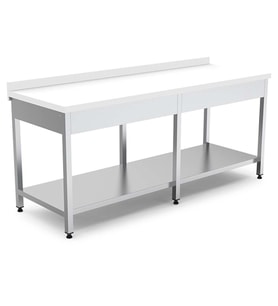 Empero EMP.PTT.60180 Alt Raflı Polietilen Çalışma Tezgahı 180x60x85 cm