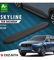 S-Dizayn Volvo XC90 2 Skyline Siyah Yan Basamak 193 Cm 2015-2019 A+ Kalite