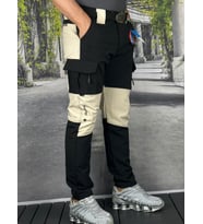 Mikro Tactical taktikal outdoor kargocep cargocep forclaz yazlık pantolon üzerindeki L beden180boy kilo80 (Siyah-Bej)