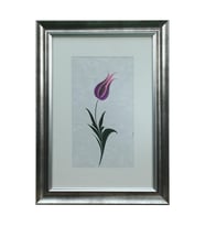 e38 EL İŞÇİLİĞİ LALE EBRU TABLO 50*36 CM-6454