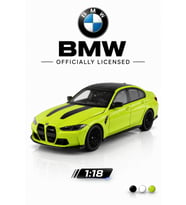 BMW G80 M3 CS LCI 1:18 Ölçek Metal Diecast Maket Araba Lisanslı Model Araç Sarı