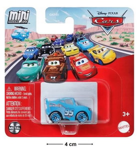 Disney Pixar Cars - Mini Racers - Dinoco Lightning Mcqueen