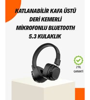 Kristal Netliğinde Ses ve Güçlü Baslı Kablosuz Kulak Üstü