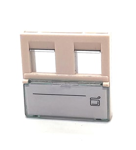 Beek Keystone Jack (RJ11&amp;RJ45) Takmak İçin Fransız Tipi 2’li Priz (45/45 mm), Şeffaf Etiket Alanına Sahip, Beyaz Renk
Beek French Face 45*45mm two Ports faceplate with sticker,color: White Suitable for RJ11&amp;RJ45 modular keystone