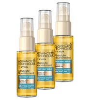 Avon Advance Techniques Argan Yağı Içeren Besleyici Saç Serumu 30 Ml. Üçlü Set