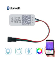 El kumandası SP110E RGB uzaktan kumanda LED ışık Bluetooth Remote controller kontrol 5metre DC 5-24V